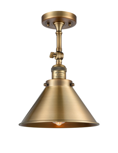 Franklin Restoration LED Semi-Flush Mount in Brushed Brass (405|201F-BB-M10-BB-LED)