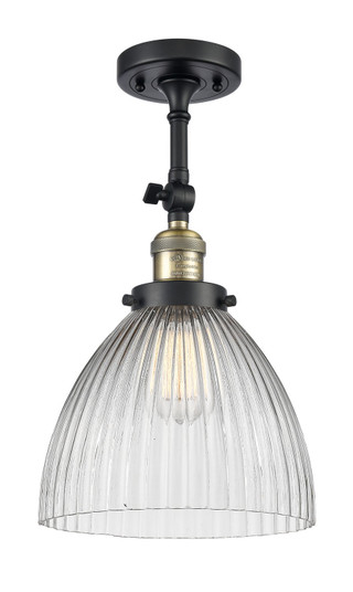 Franklin Restoration LED Semi-Flush Mount in Black Antique Brass (405|201F-BAB-G222-LED)