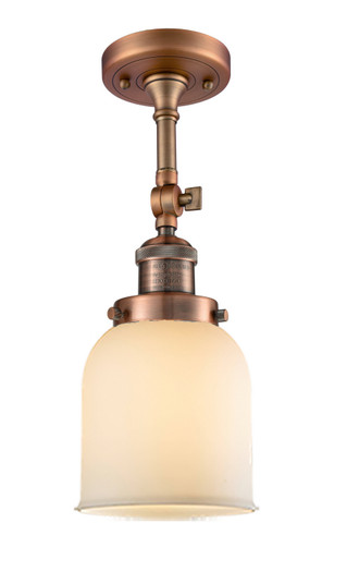 Franklin Restoration LED Semi-Flush Mount in Antique Copper (405|201F-AC-G51-LED)