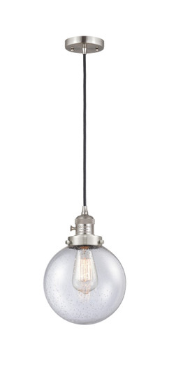 Franklin Restoration LED Mini Pendant in Brushed Satin Nickel (405|201CSW-SN-G204-8-LED)