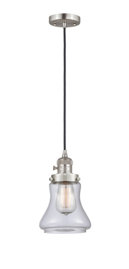 Franklin Restoration One Light Mini Pendant in Brushed Satin Nickel (405|201CSW-SN-G192)