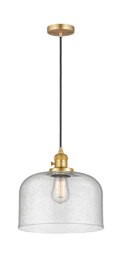 Franklin Restoration LED Mini Pendant in Satin Gold (405|201CSW-SG-G74-L-LED)