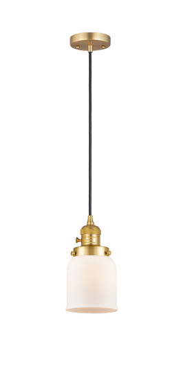 Franklin Restoration One Light Mini Pendant in Satin Gold (405|201CSW-SG-G51)