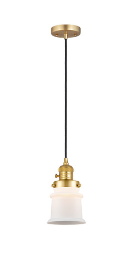 Franklin Restoration LED Mini Pendant in Satin Gold (405|201CSW-SG-G181S-LED)