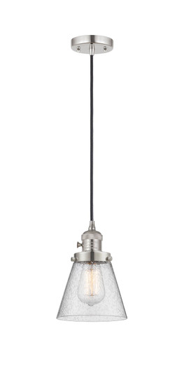 Franklin Restoration One Light Mini Pendant in Polished Nickel (405|201CSW-PN-G64)