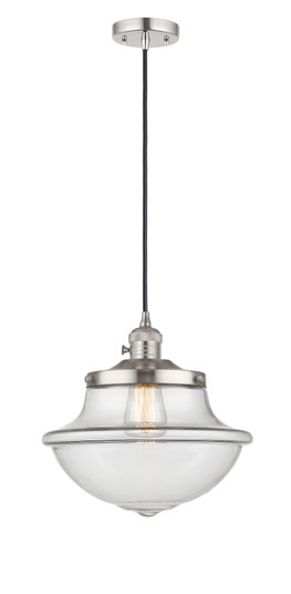 Franklin Restoration One Light Mini Pendant in Polished Nickel (405|201CSW-PN-G542)