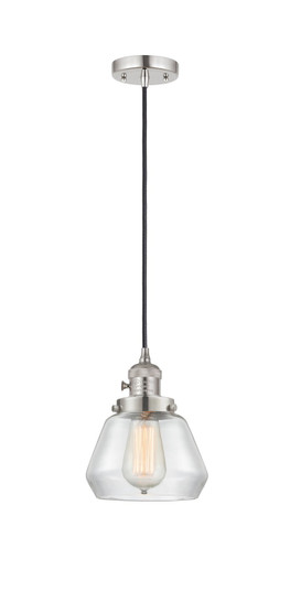 Franklin Restoration LED Mini Pendant in Polished Nickel (405|201CSW-PN-G172-LED)