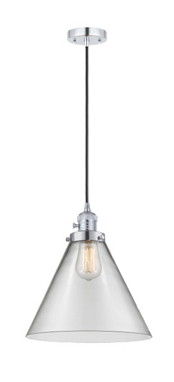 Franklin Restoration One Light Mini Pendant in Polished Chrome (405|201CSW-PC-G42-L)