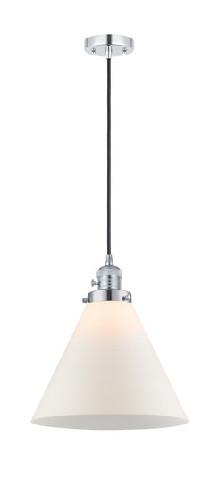 Franklin Restoration One Light Mini Pendant in Polished Chrome (405|201CSW-PC-G41-L)