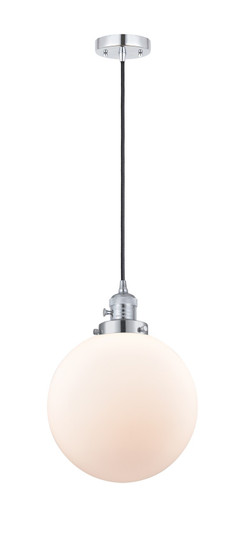 Franklin Restoration LED Mini Pendant in Polished Chrome (405|201CSW-PC-G201-10-LED)