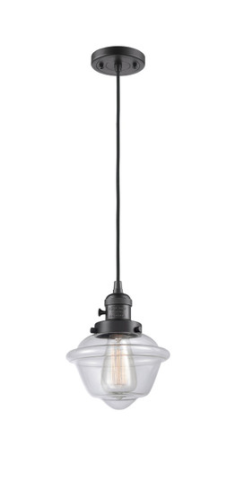 Franklin Restoration One Light Mini Pendant in Oil Rubbed Bronze (405|201CSW-OB-G532)