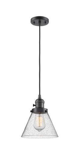 Franklin Restoration One Light Mini Pendant in Oil Rubbed Bronze (405|201CSW-OB-G44)