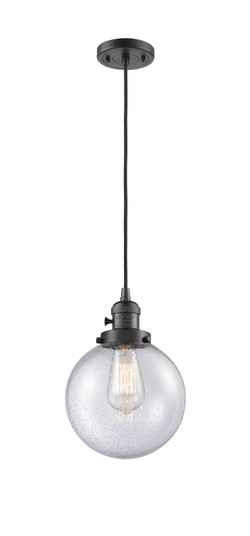 Franklin Restoration One Light Mini Pendant in Oil Rubbed Bronze (405|201CSW-OB-G204-8)