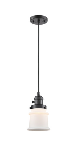 Franklin Restoration One Light Mini Pendant in Oil Rubbed Bronze (405|201CSW-OB-G181S)