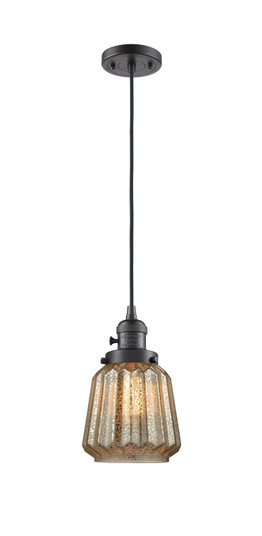Franklin Restoration LED Mini Pendant in Oil Rubbed Bronze (405|201CSW-OB-G146-LED)