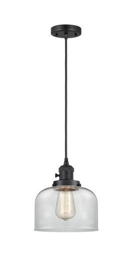 Franklin Restoration One Light Mini Pendant in Matte Black (405|201CSW-BK-G72)