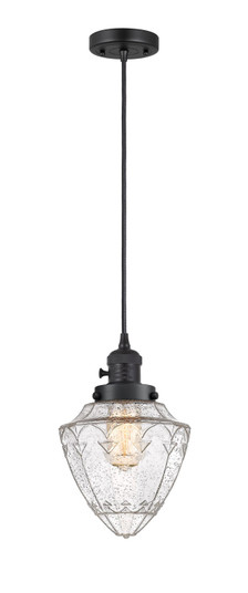 Franklin Restoration LED Mini Pendant in Matte Black (405|201CSW-BK-G664-7-LED)