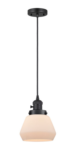 Franklin Restoration LED Mini Pendant in Matte Black (405|201CSW-BK-G171-LED)