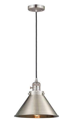 Franklin Restoration LED Mini Pendant in Brushed Brass (405|201CSW-BB-M10-BB-LED)