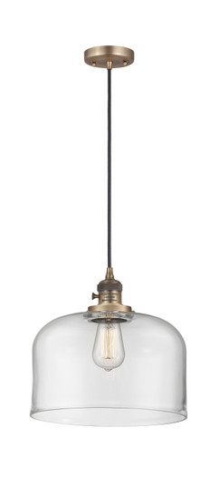 Franklin Restoration LED Mini Pendant in Brushed Brass (405|201CSW-BB-G72-L-LED)