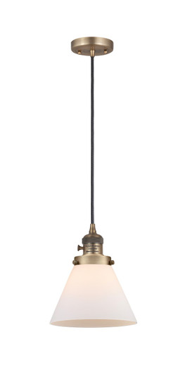 Franklin Restoration One Light Mini Pendant in Brushed Brass (405|201CSW-BB-G41)
