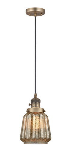 Franklin Restoration LED Mini Pendant in Brushed Brass (405|201CSW-BB-G146-LED)