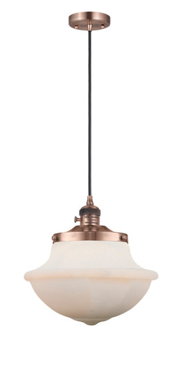 Franklin Restoration One Light Mini Pendant in Antique Copper (405|201CSW-AC-G541)