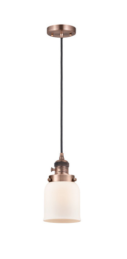 Franklin Restoration One Light Mini Pendant in Antique Copper (405|201CSW-AC-G51)
