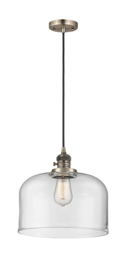 Franklin Restoration LED Mini Pendant in Antique Brass (405|201CSW-AB-G72-L-LED)