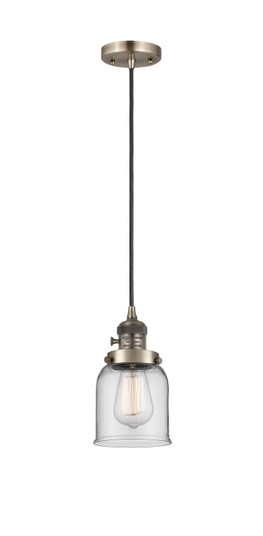 Franklin Restoration One Light Mini Pendant in Antique Brass (405|201CSW-AB-G52)