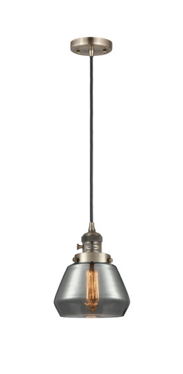 Franklin Restoration LED Mini Pendant in Antique Brass (405|201CSW-AB-G173-LED)