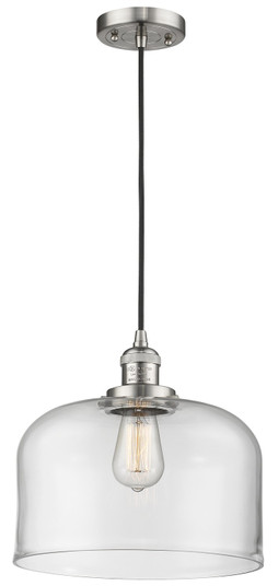 Franklin Restoration One Light Mini Pendant in Brushed Satin Nickel (405|201C-SN-G72-L)