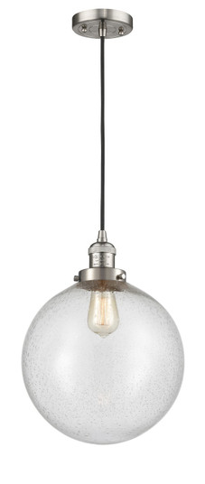 Franklin Restoration LED Mini Pendant in Brushed Satin Nickel (405|201C-SN-G204-12-LED)
