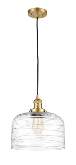 Franklin Restoration LED Mini Pendant in Satin Gold (405|201C-SG-G713-L-LED)