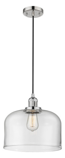 Franklin Restoration One Light Mini Pendant in Polished Nickel (405|201C-PN-G72-L)