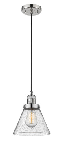 Franklin Restoration One Light Mini Pendant in Polished Nickel (405|201C-PN-G44)