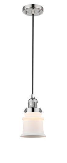 Franklin Restoration LED Mini Pendant in Polished Nickel (405|201C-PN-G181S-LED)