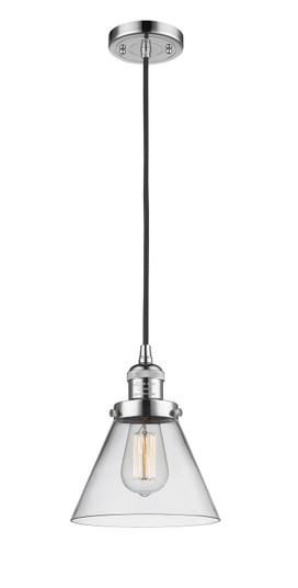 Franklin Restoration One Light Mini Pendant in Polished Chrome (405|201C-PC-G44)