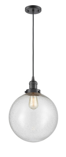 Franklin Restoration LED Mini Pendant in Oil Rubbed Bronze (405|201C-OB-G204-12-LED)