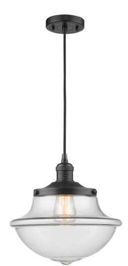 Franklin Restoration LED Mini Pendant in Matte Black (405|201C-BK-G542-LED)