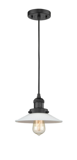 Franklin Restoration LED Mini Pendant in Matte Black (405|201C-BK-G1-LED)