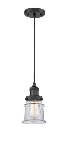 Franklin Restoration LED Mini Pendant in Matte Black (405|201C-BK-G182S-LED)