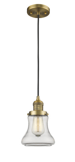 Franklin Restoration LED Mini Pendant in Brushed Brass (405|201C-BB-G192-LED)