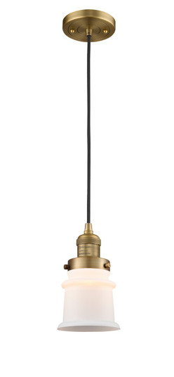 Franklin Restoration LED Mini Pendant in Brushed Brass (405|201C-BB-G181S-LED)