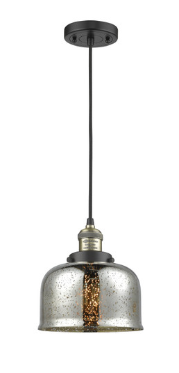 Franklin Restoration One Light Mini Pendant in Black Antique Brass (405|201C-BAB-G78)
