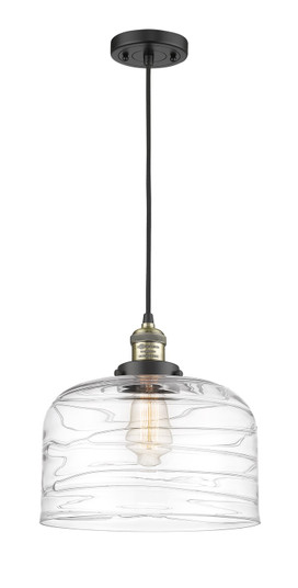 Franklin Restoration LED Mini Pendant in Black Antique Brass (405|201C-BAB-G713-L-LED)