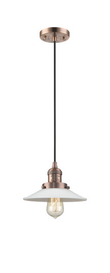 Franklin Restoration One Light Mini Pendant in Antique Copper (405|201C-AC-G1)