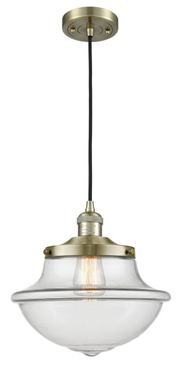Franklin Restoration LED Mini Pendant in Antique Brass (405|201C-AB-G542-LED)