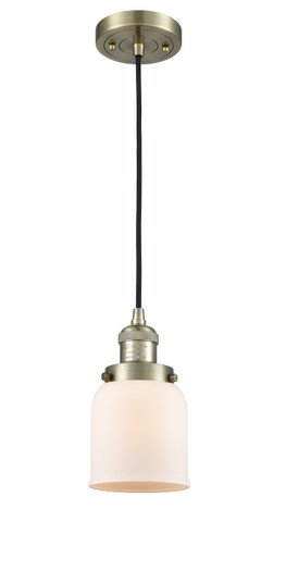 Franklin Restoration One Light Mini Pendant in Antique Brass (405|201C-AB-G51)