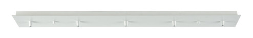 Custom Cord Five Light Multi Port Canopy in White (405|125-W)